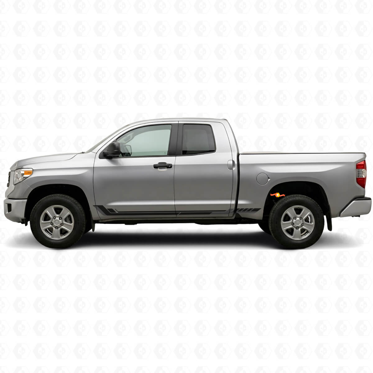 Adesivo in Vinile con Strisce Laterali Stile Racing per Toyota Tundra 2007-2021
