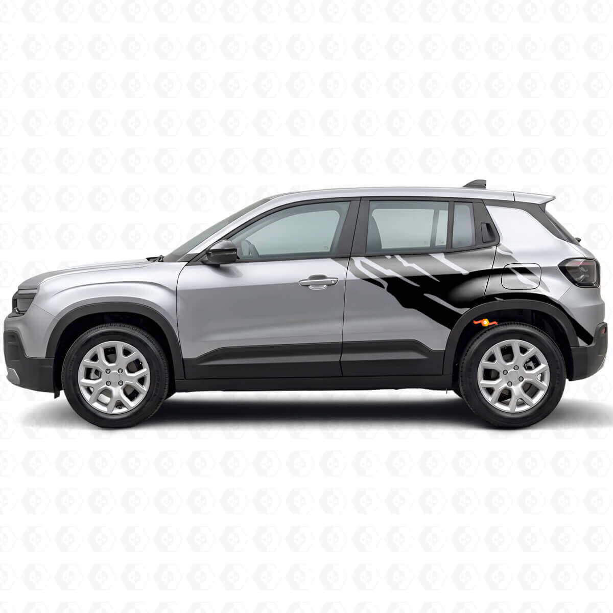 Kit Adesivi Laterali Grafica Spruzzi di Fango per Jeep Avenger 2023+