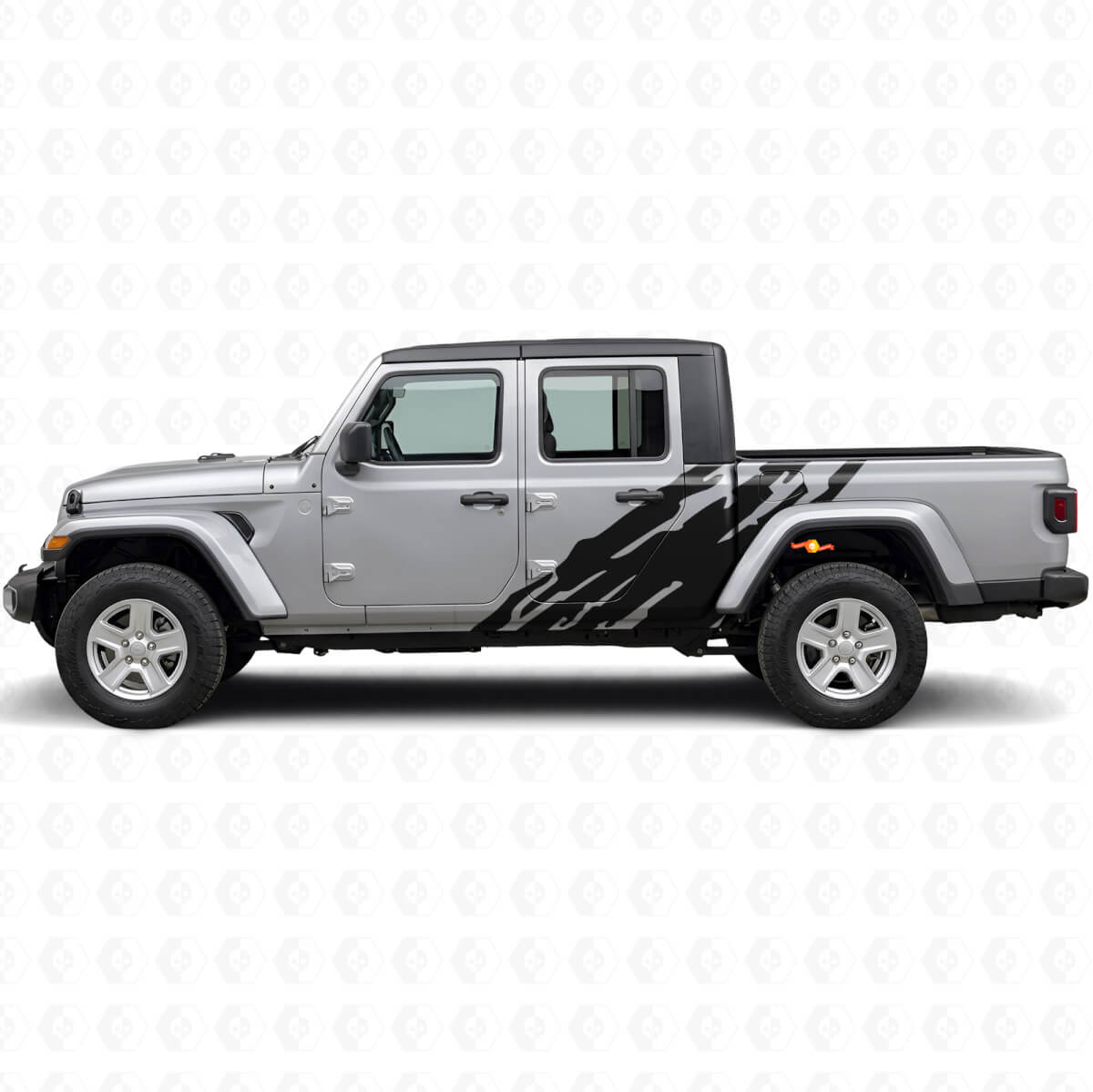 Adesivo in Vinile Grafica Spruzzi di Fango Laterale per Jeep Gladiator 2020+