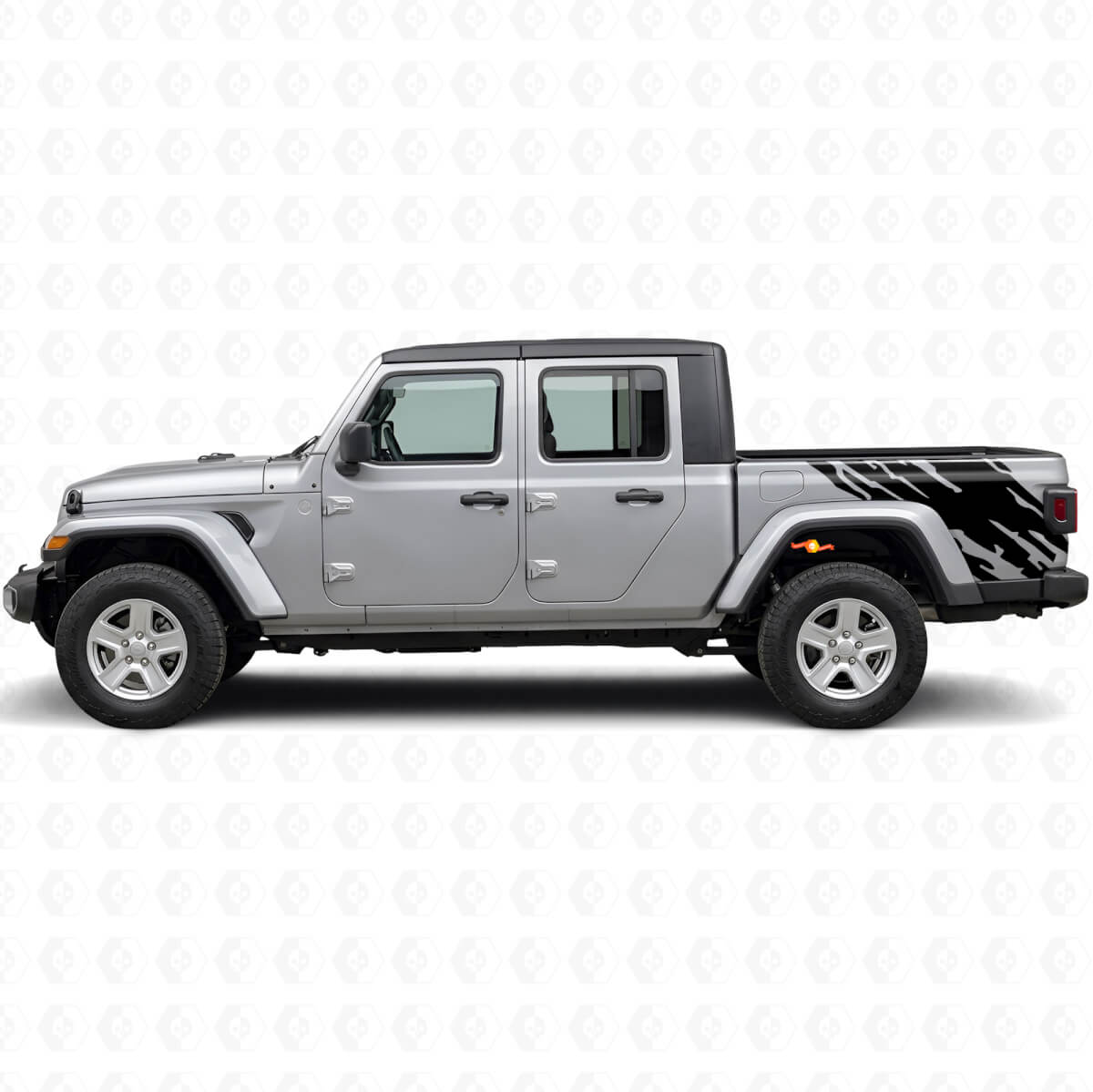 Adesivo in Vinile Grafica Schizzi di Fango Laterale Posteriore per Jeep Gladiator 2020+