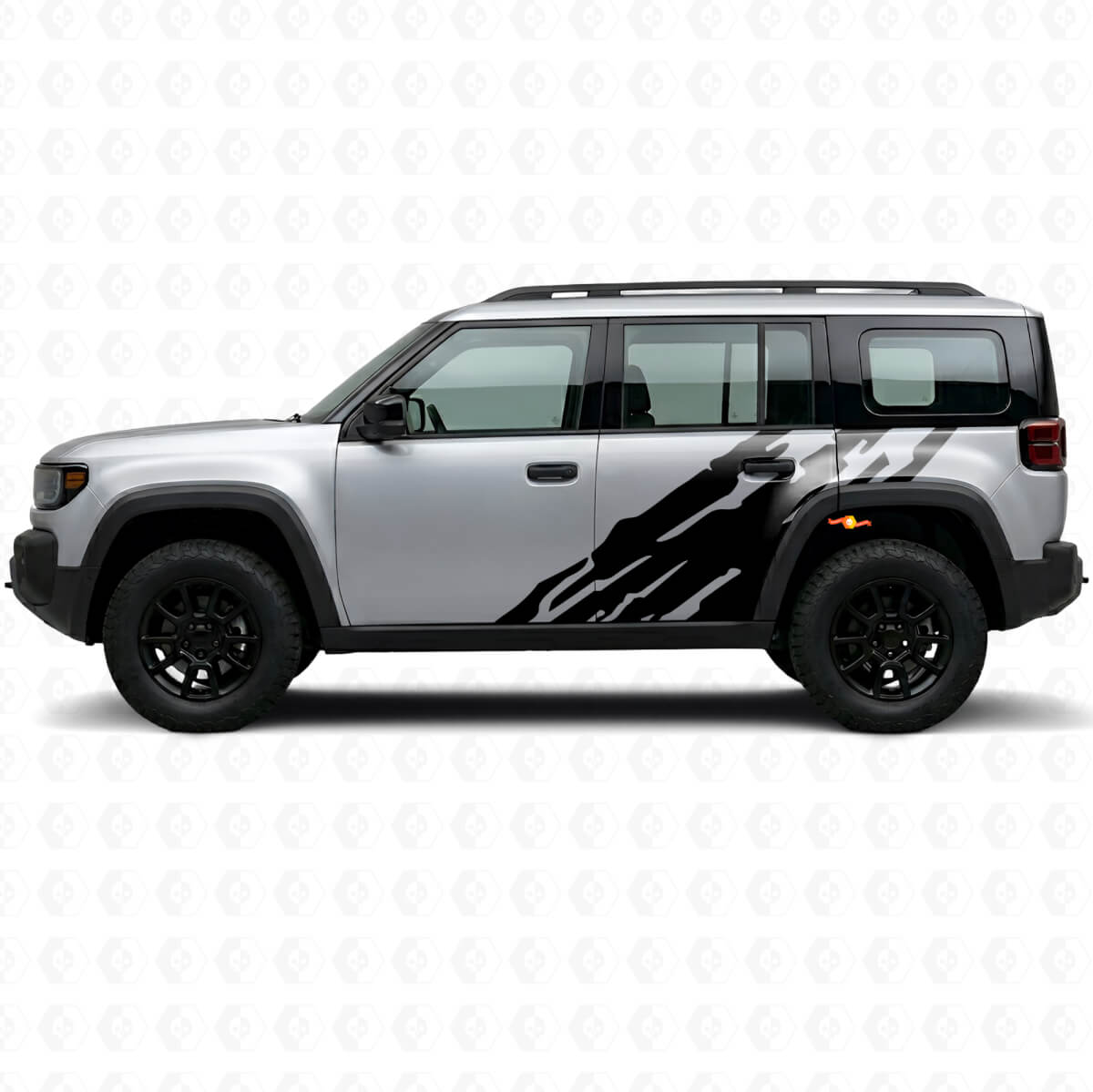 Adesivo Laterale in Vinile con Grafica Spruzzi di Fango per Jeep Recon 2026+