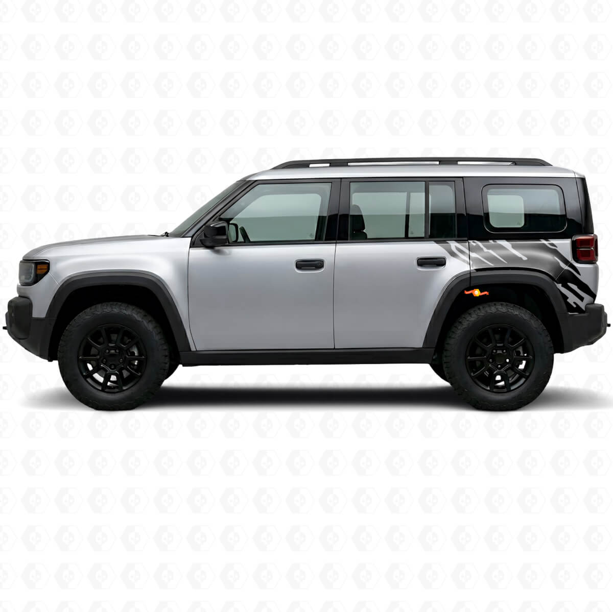 Adesivo in Vinile Grafica Schizzi di Fango Laterale Posteriore per Jeep Recon 2026+