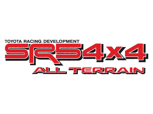 TOYOTA SR5 4X4 ALL TERRAIN DECAL Mountain Deer Hunter Decal TRD racing lato sviluppo adesivo decalcomania in vinile
