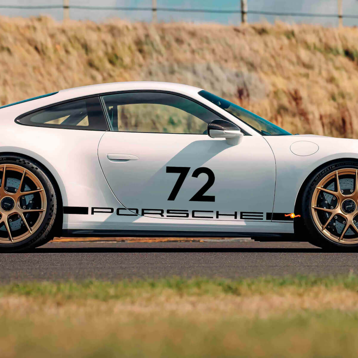 72 Adesivo Laterale in Stile Racing 2 per Porsche 911 GT3