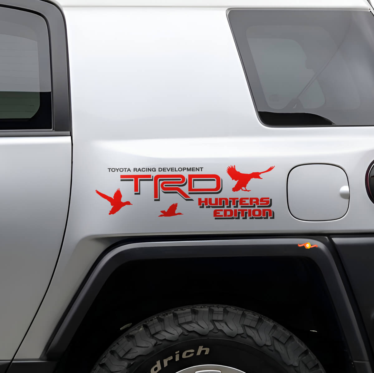 Set di Decalcomanie Laterali in Vinile TRD Hunters Edition per Toyota FJ Cruiser