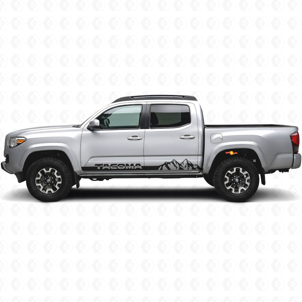 Adesivo in Vinile per Minigonne Mountain Style per Toyota Tacoma 2016-2023