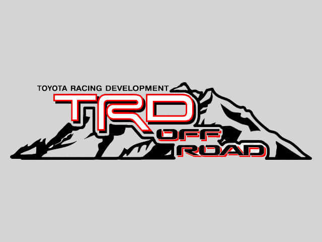 Adesivi in Vinile TRD Off Road Mountain Side Kit per Auto Toyota