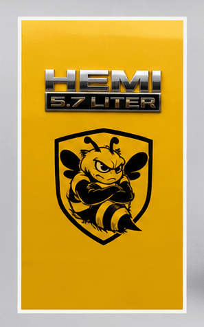 Coppia adesivi vinile fender per camion Dodge Ram Ape Grumpy Bee Concept #78 per Dodge Ram 1500 2500 3500