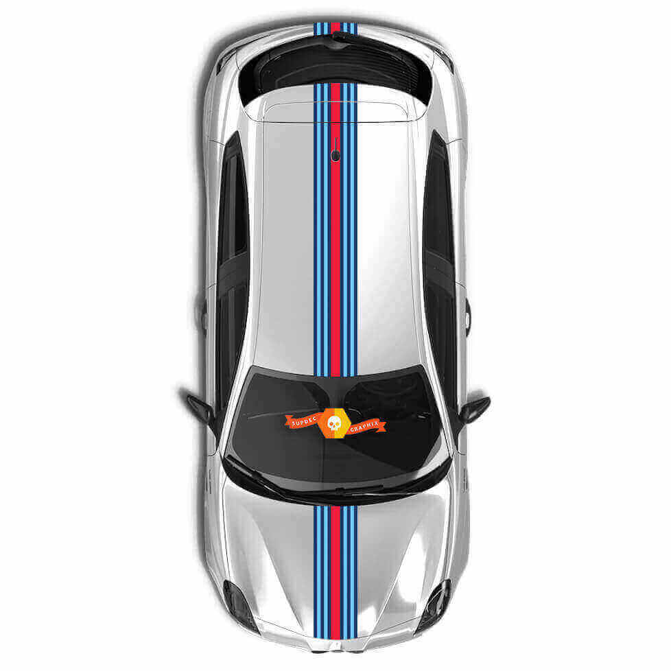 Kit di Adesivi in Vinile a Strisce Sportive per Auto Alfa Romeo
