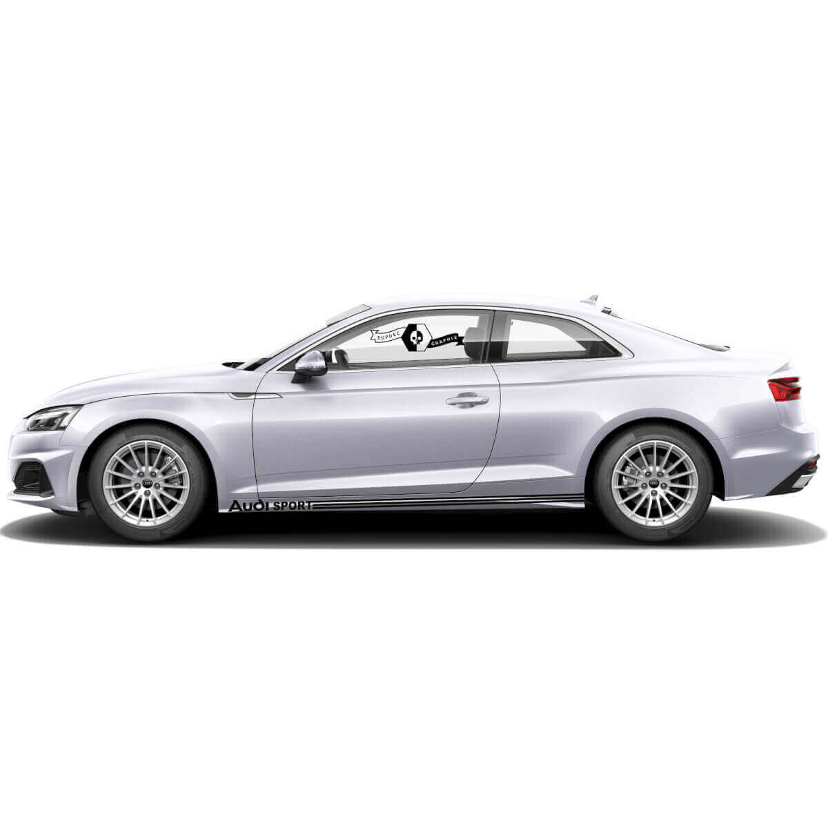 Set di Adesivi in Vinile Strisce Laterali Audi Sport per Audi A5