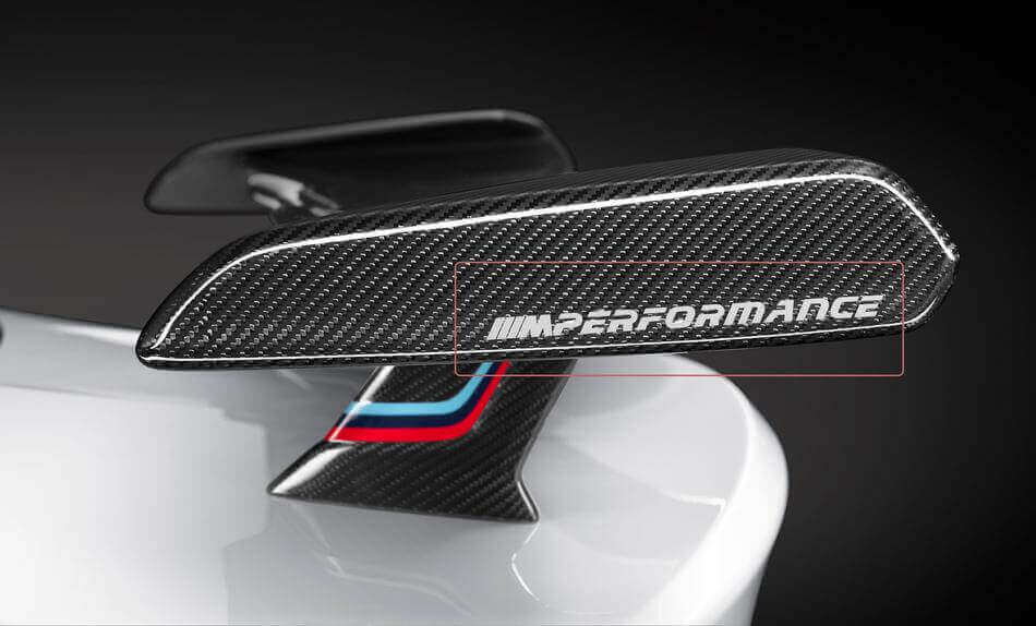 Kit Adesivi Vinile Spoiler Stile M Performance per BMW