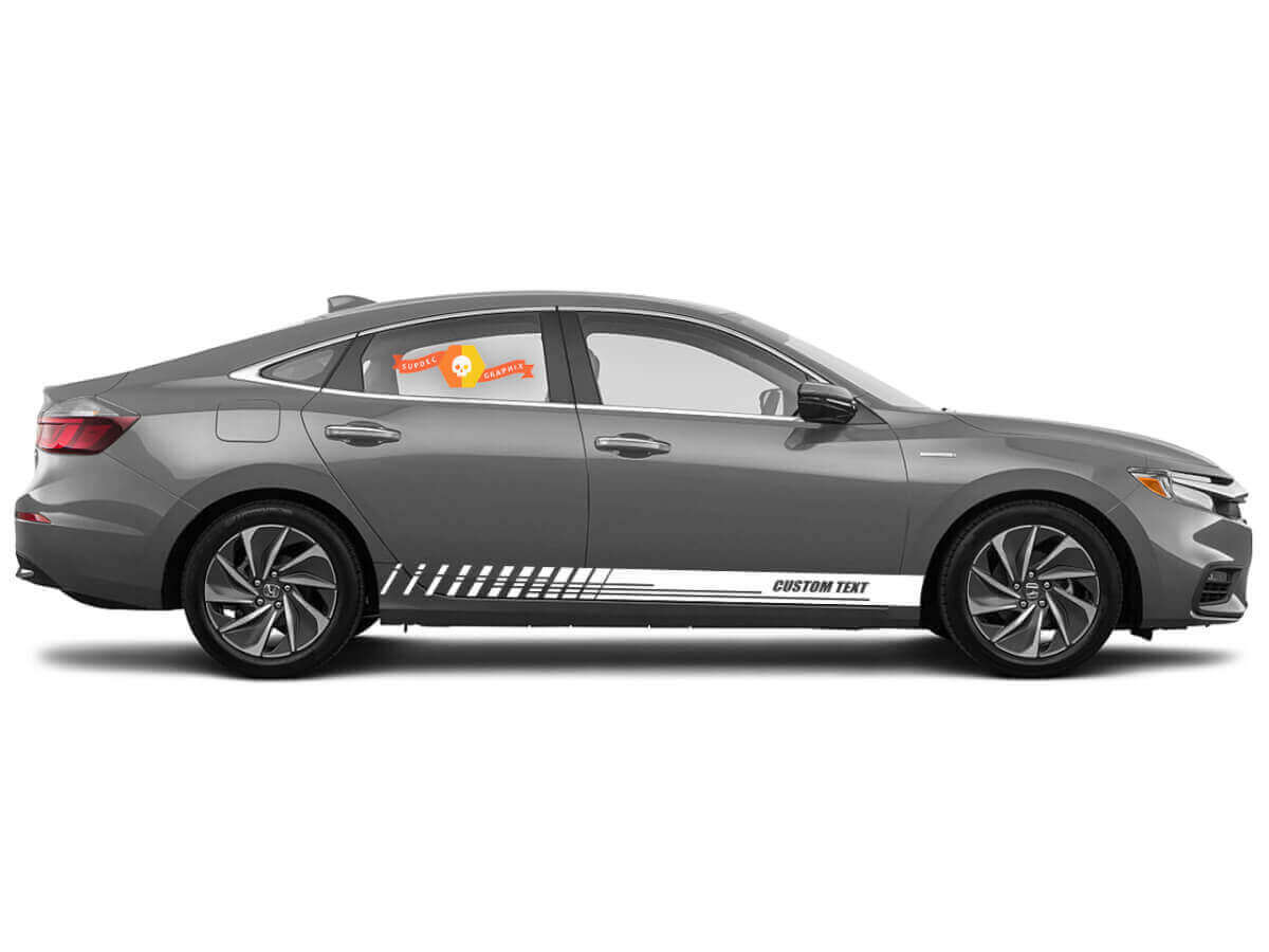 Kit di Adesivi in Vinile a Strisce Laterali Racing Personalizzate per Honda Insight