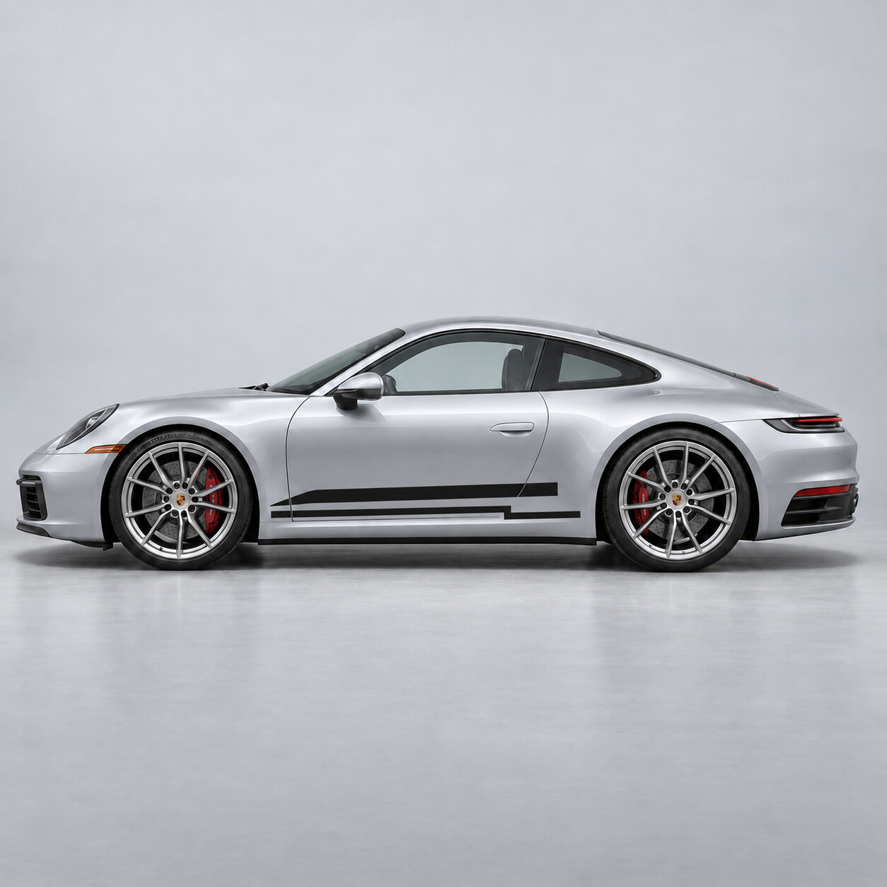 Adesivo Vinile Laterale Strisce Incassate Heritage per Porsche 911 2020