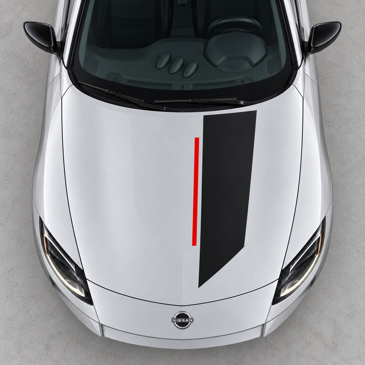 Adesivo Vinile per Cofano Pannello Track Offset per Nissan Z 2023