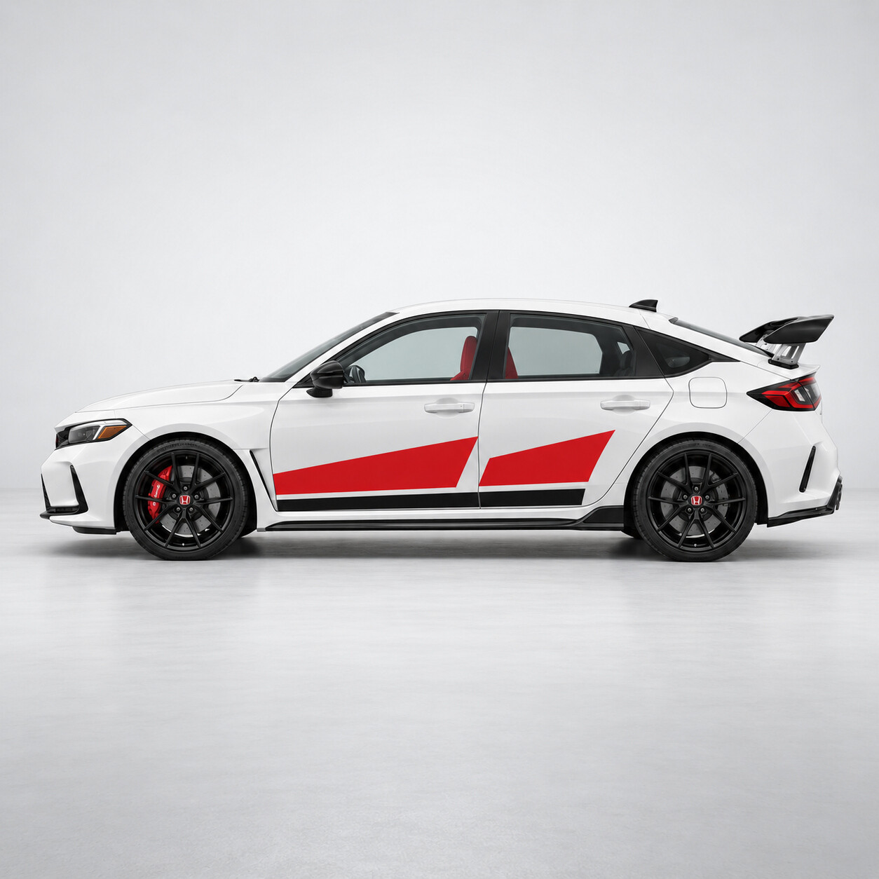 Adesivo Vinile Laterale Apex Split Racing Graphics per Honda Civic 2023