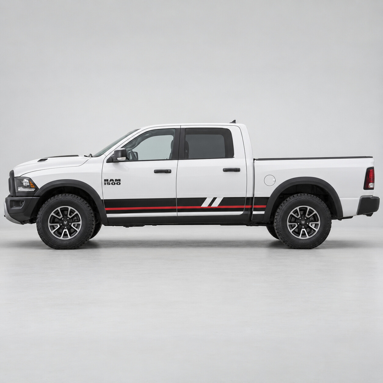 Adesivo in Vinile Laterale con Fessure Diagonali per RAM 1500 Rebel 2016