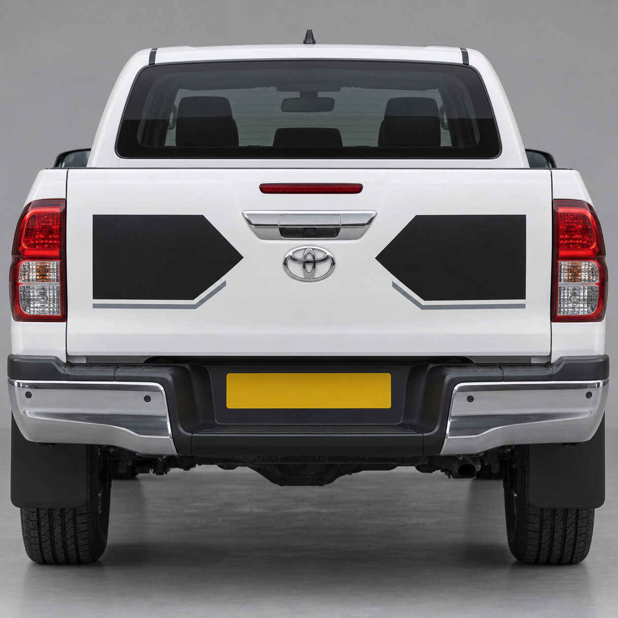 Adesivo Vinilico Ali Interne Portellone per Toyota Hilux Doppia Cabina 2016-2020 Pre-Restyling 2020