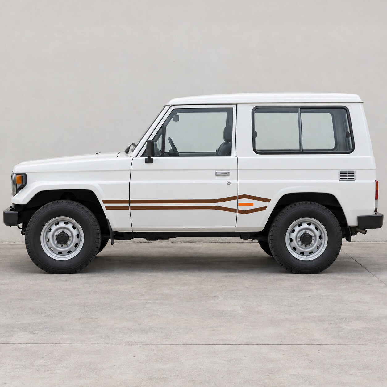 Adesivo in Vinile a Nastro Ramificato per Toyota Land Cruiser BJ70 SWB 1984-1990