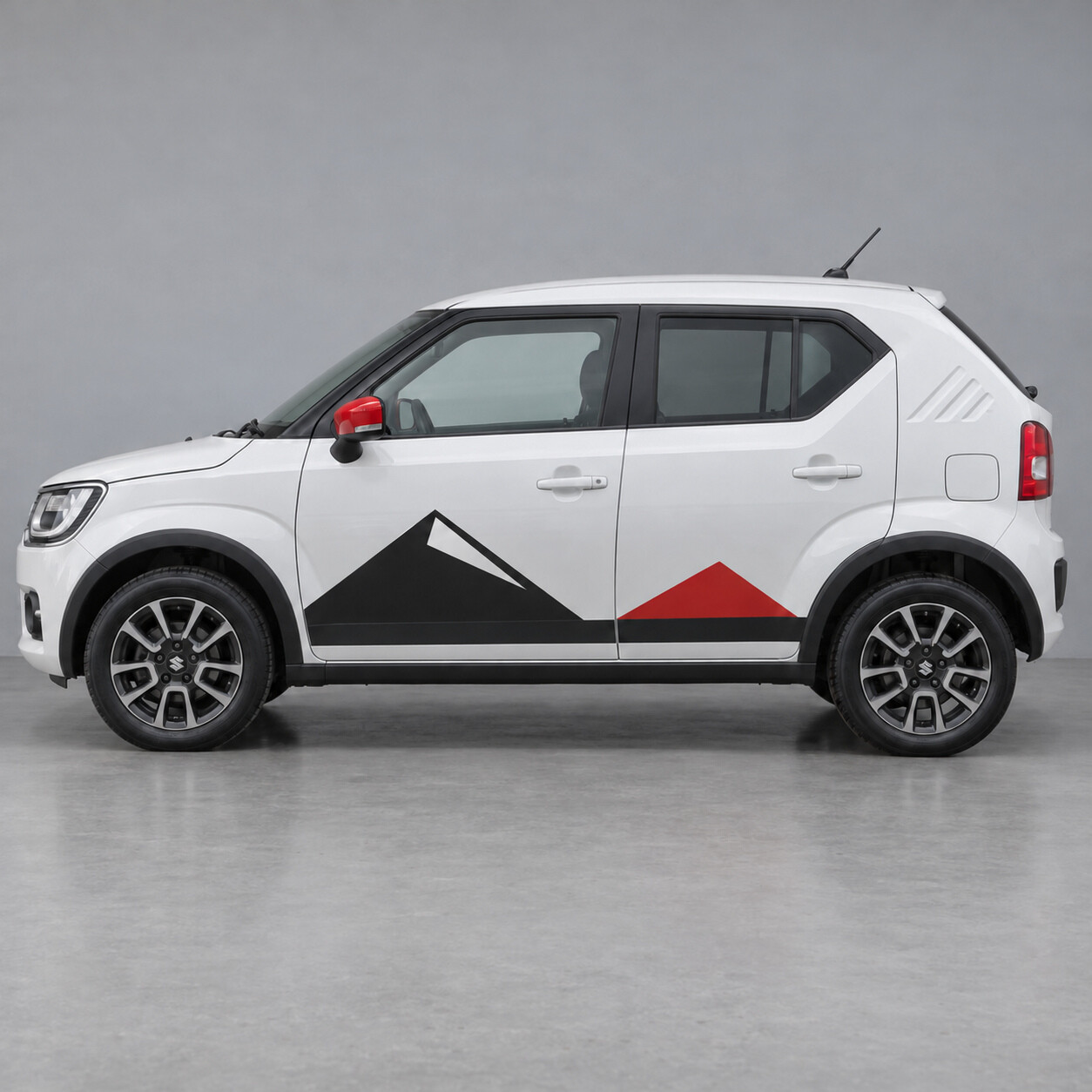 Adesivo in Vinile Laterale Twin Peak Terrace per Suzuki Ignis FF21S 2017-2020 Pre-Facelift