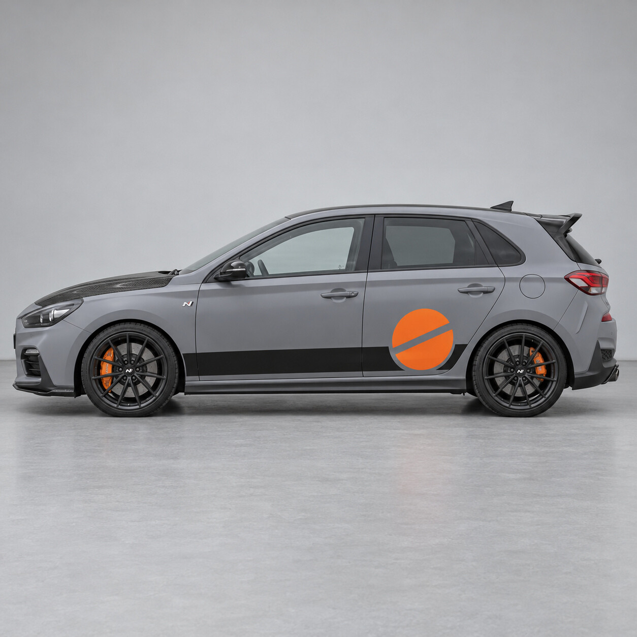 Pellicola Adesiva Laterale a Fascia per Disco Tagliato per Hyundai i30 N PD Hatchback 2017-2020