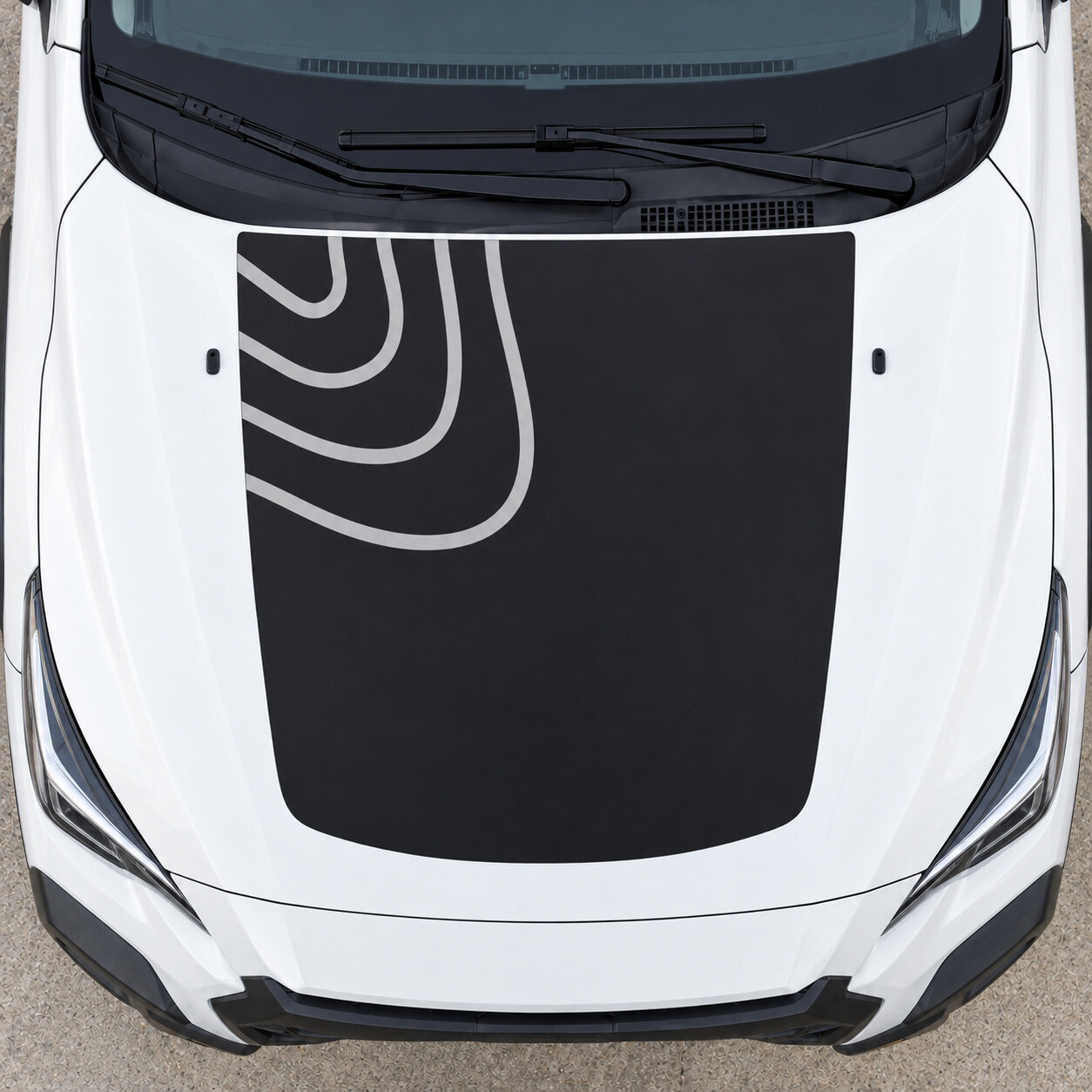 Adesivo in Vinile con Contorno a Cresta Wilderness per Cofano per Subaru Crosstrek 2024