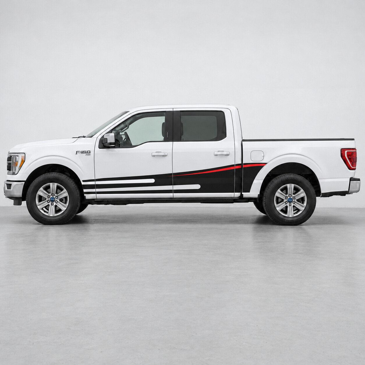 Adesivo in Vinile per Lati Cassone 5,5 ft Speed Sail XLT SuperCrew per Ford F-150 2024