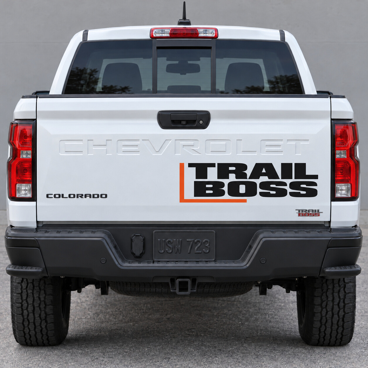 Adesivo Vinilico Offset Trail Boss per Portellone Chevrolet Colorado 2023
