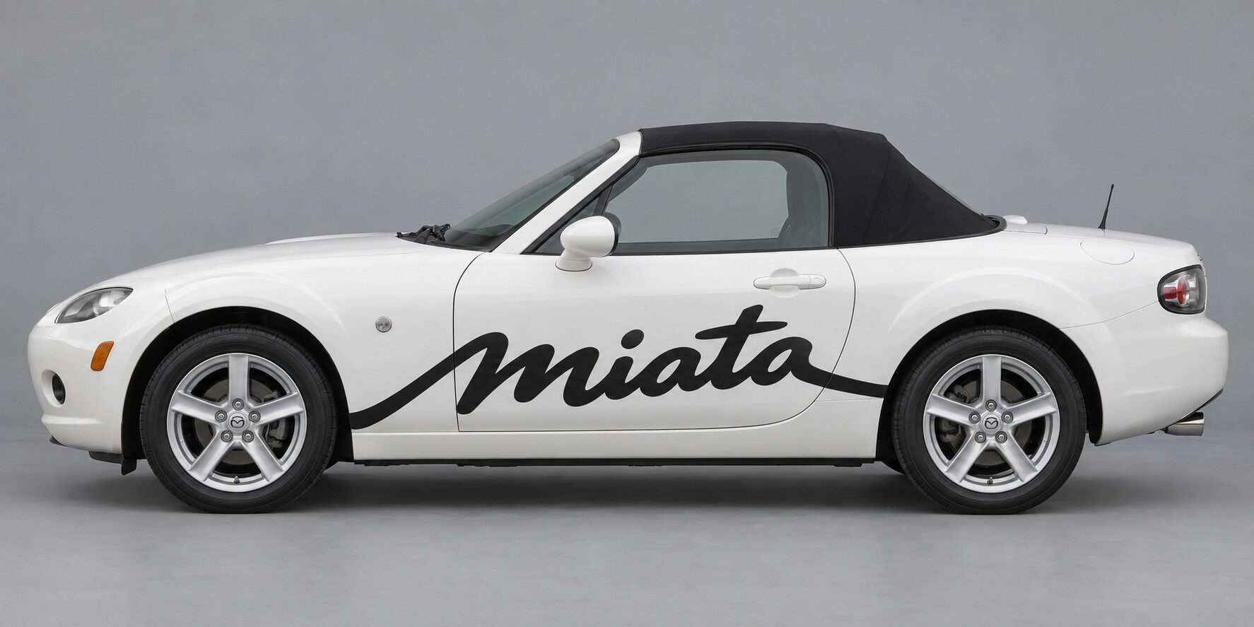 Adesivo in Vinile Laterale con Scritta Aperta per Mazda MX-5 Miata 2006