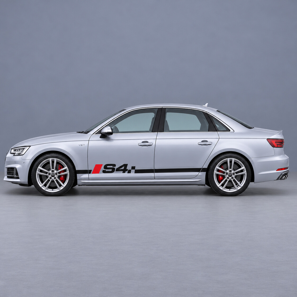Adesivo in Vinile con Battitacco a Scacchi per Audi S4 2018