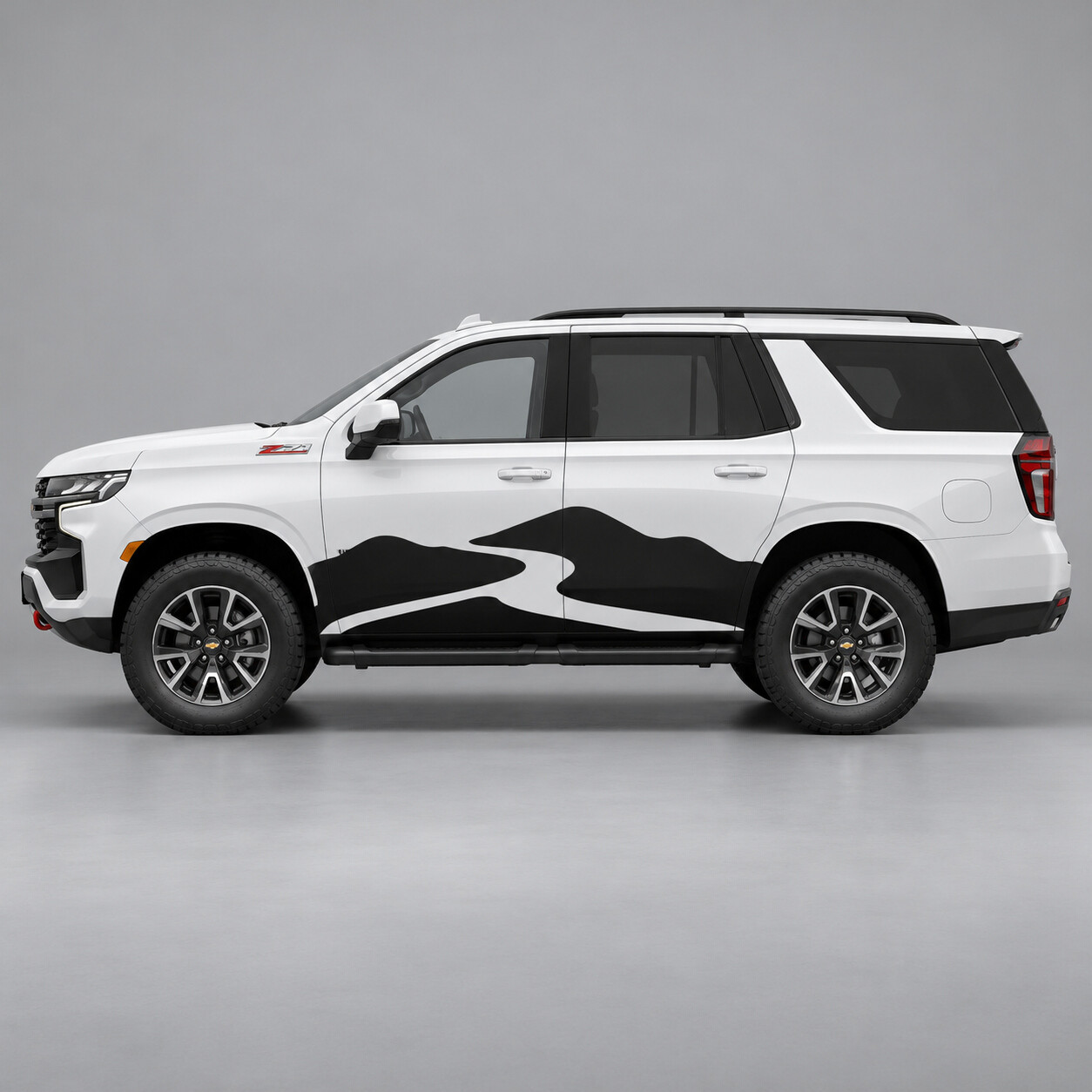 Adesivo in vinile decalcomania Z71 Boulder Path laterale per Chevrolet Tahoe 2023