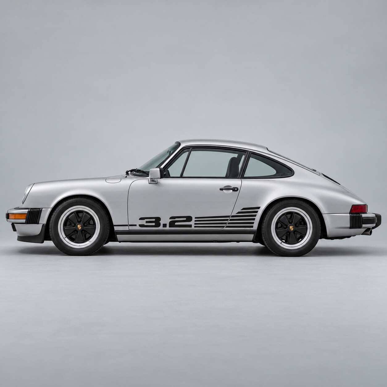 Adesivo in Vinile Laterale Alette di Raffreddamento 3.2 per Porsche 911 Carrera 1984-1989
