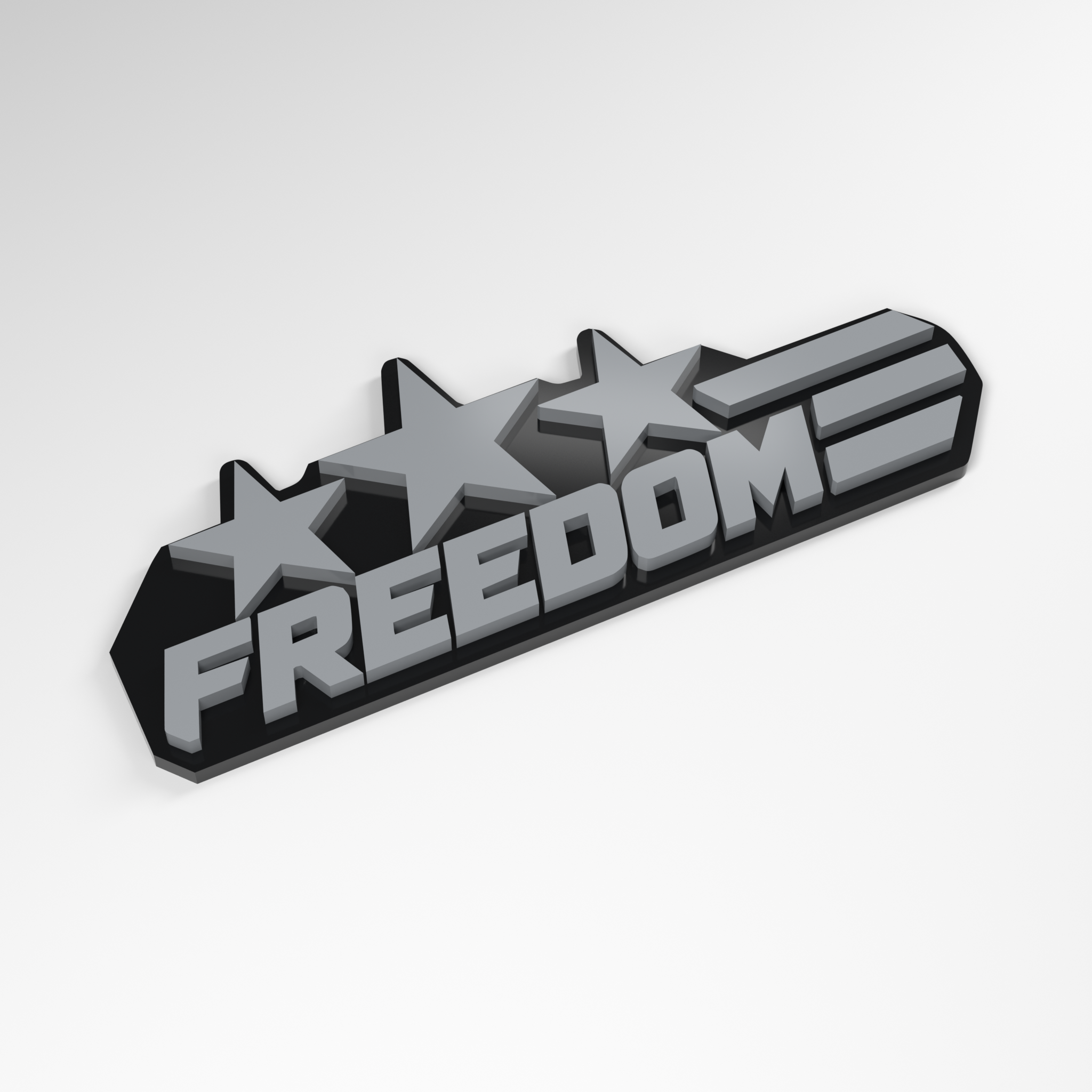 Distintivo Acrilico Freedom Heritage 3D