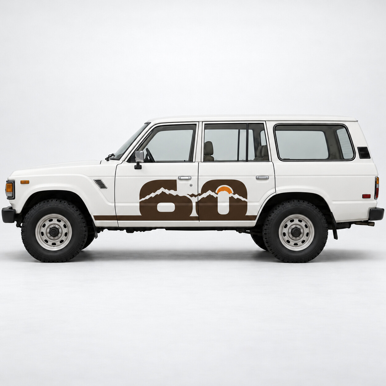 Adesivo in Vinile Numero Ridge Side per Toyota Land Cruiser FJ60 1981–1987
