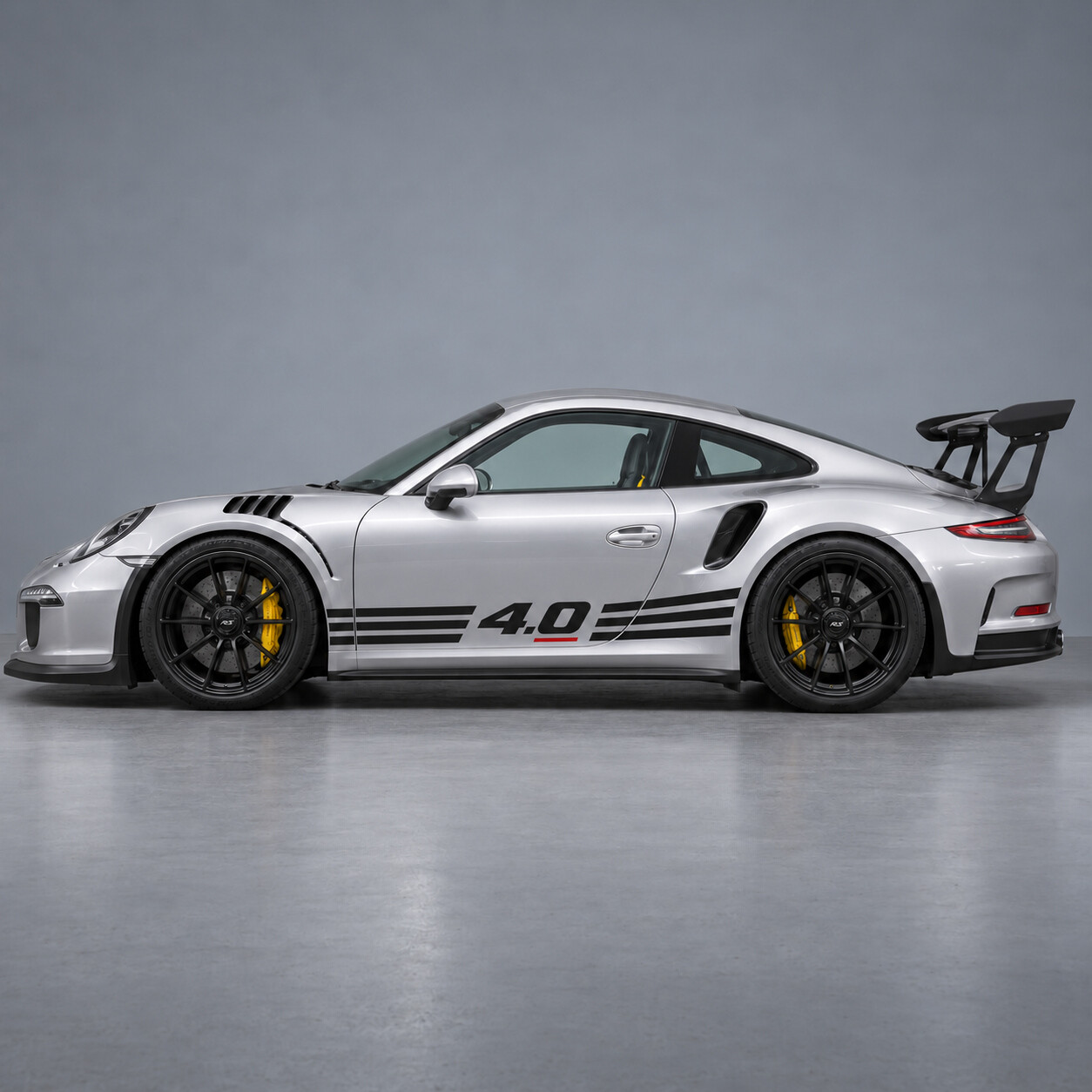 Adesivo Vinile Laterale Flat Six Flow GT3 RS per Porsche 911 2016
