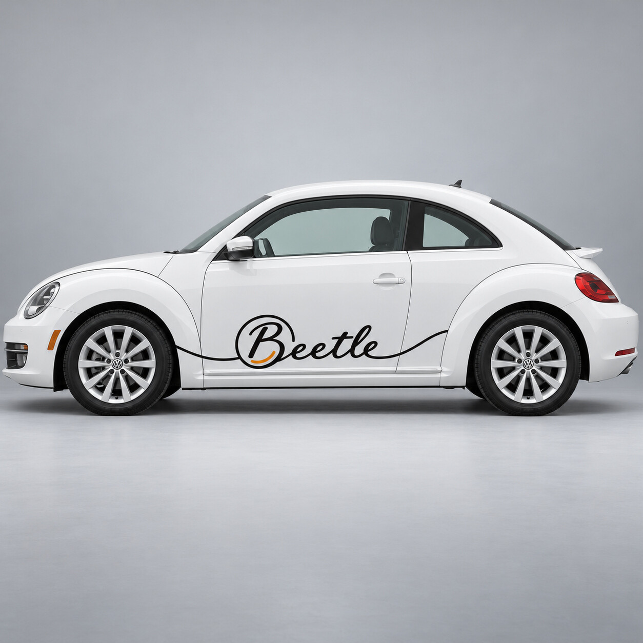 Adesivo in Vinile Laterale con Scritta Roundel per Volkswagen Beetle 2013
