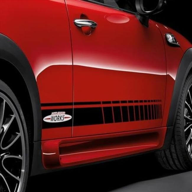 Kit Adesivi in Vinile Righe Laterali John Cooper Works per Mini Cooper R56 F56