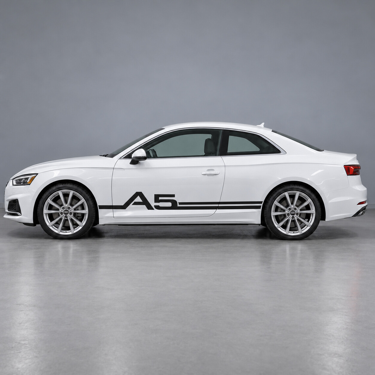 Adesivo in Vinile Laterale a Nastro Intrecciato per Audi A5 2018