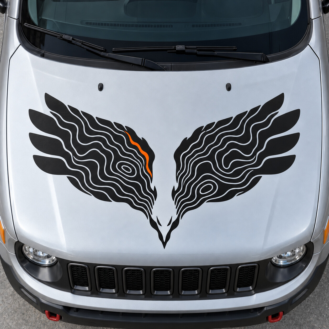 Adesivo in vinile per Jeep Renegade Trailhawk BU 2015–2018