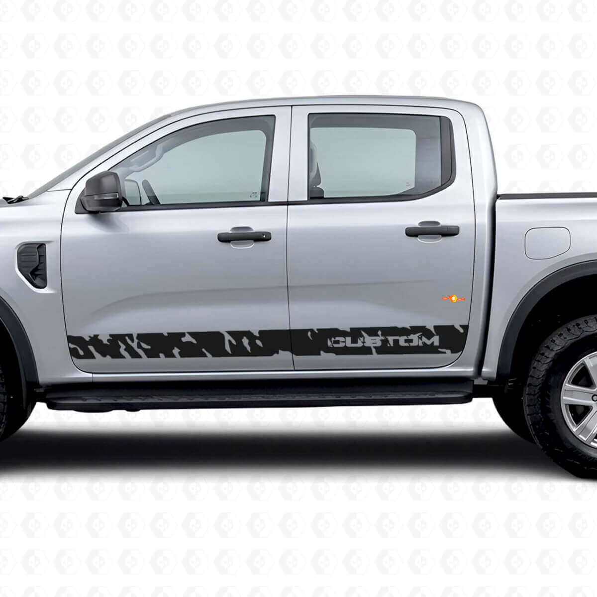 Adesivo decalcomania con grafica a strisce laterali Wildtrak Musclecar Ranger Wildtrak
