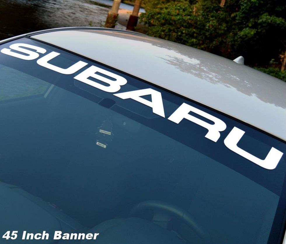 Subaru Windshield Vinyl Decal Sticker finestra Decalcomania grafica Impreza STI WRX JDM 1