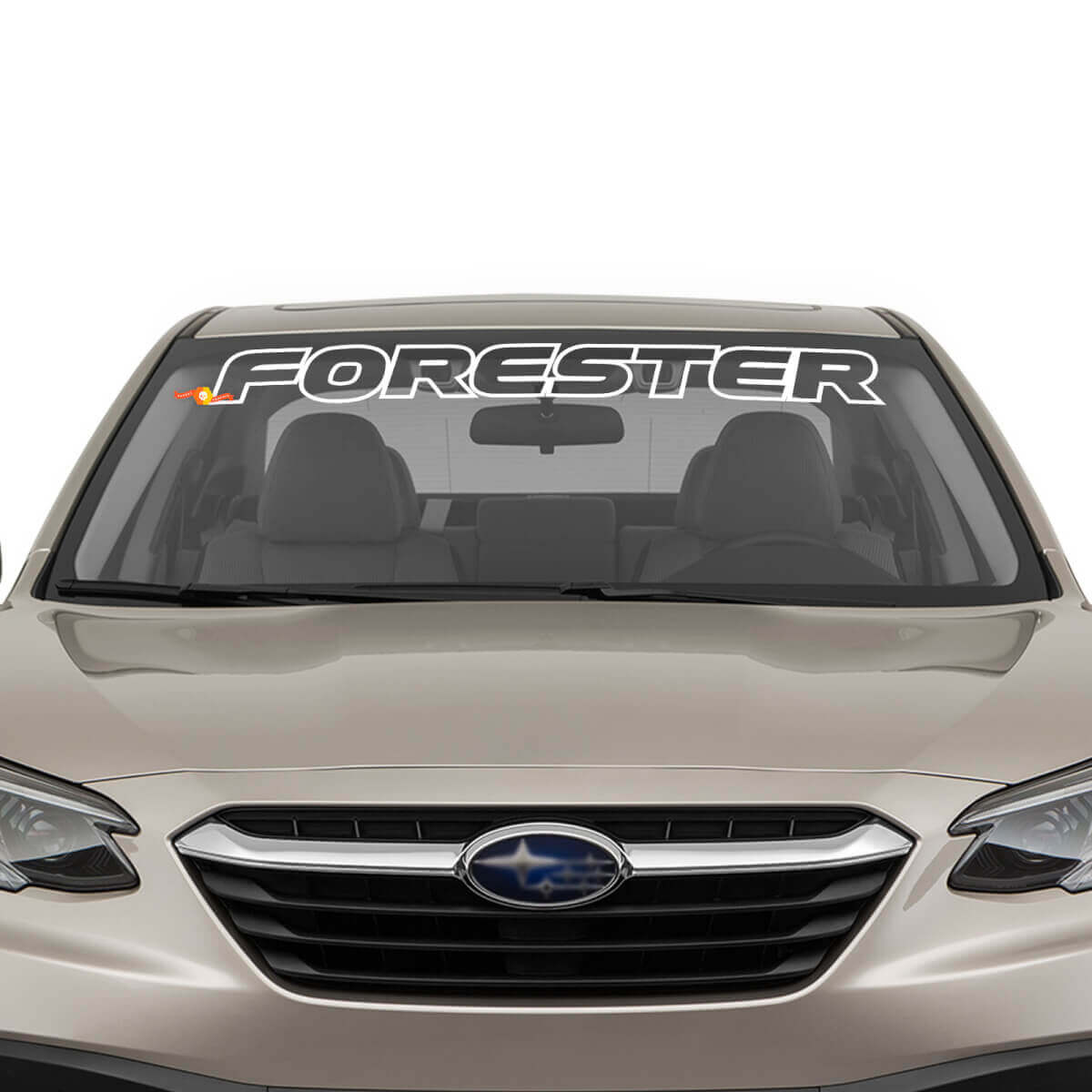 Adesivo in Vinile a Striscia Contorno Parabrezza per Subaru Forester