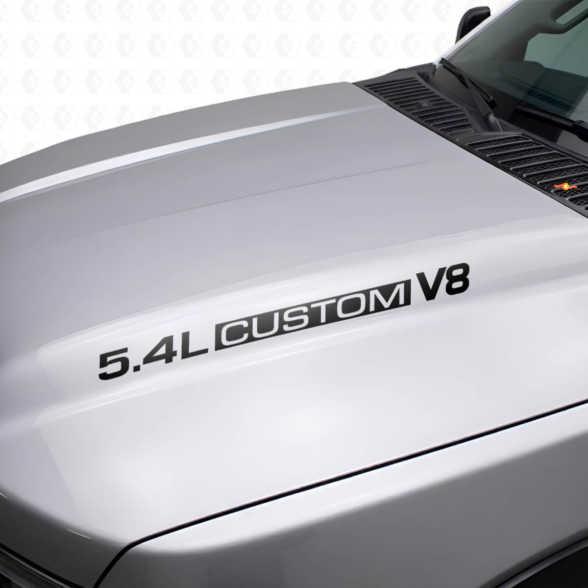 Adesivi in vinile personalizzati per cofano V8 5.4L per Musclecar F250/350 Expedition