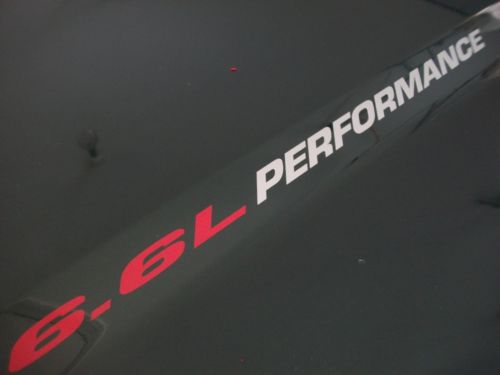 Adesivi in Vinile per Cofano Prestazionale 6.6L per Chevy Silverado 2500 3500 HD Duramax