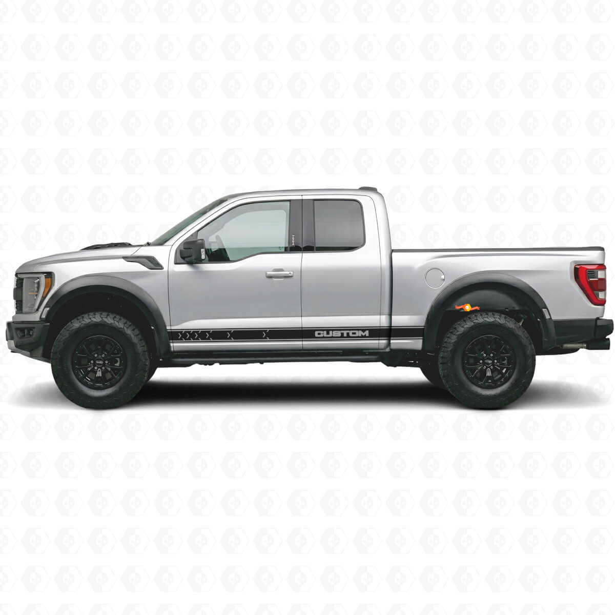 Kit di adesivi in vinile personalizzati per strisce laterali per musclecar e camion