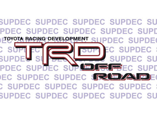 TRD Off Road Tacoma Tundra Quarter Panel Decalcomanie Adesivi Off Road