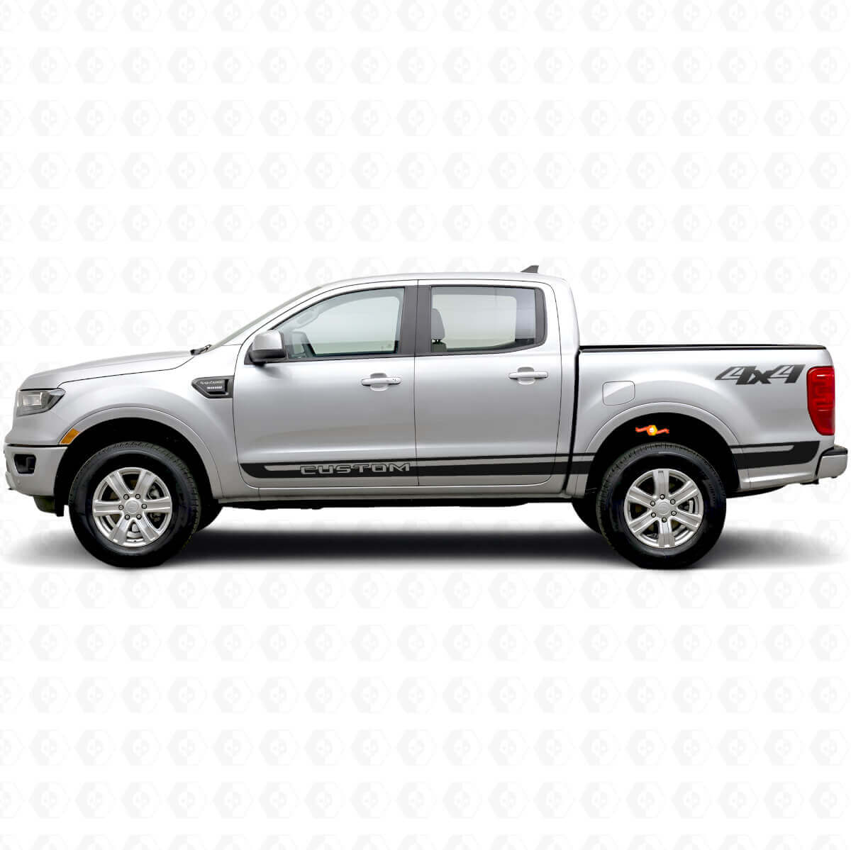 Kit personalizzato di adesivi vinilici laterali 4x4 per Musclecar Ranger