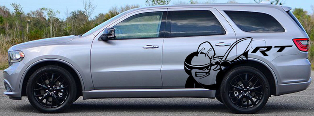 Set Adesivi Laterali in Vinile Stile Ape Scat Pack per Dodge Durango