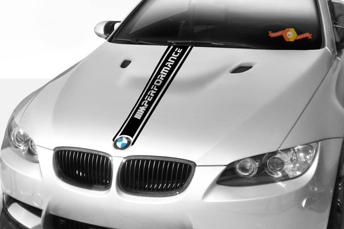 Adesivo in vinile M Performance Stripe per cofano per BMW Serie 3 E90/E91/E92/E93 2005-2013