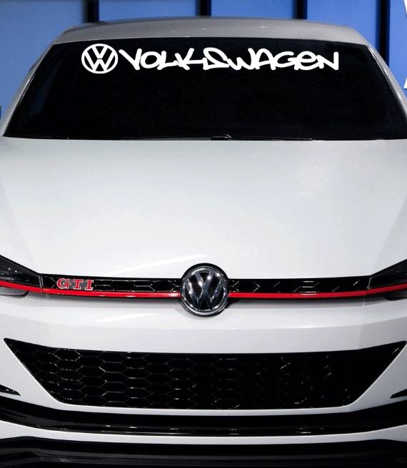 VW Volkswagen Lettering Decal Adesile Decal Jetta GTI VW Buggy Beetle