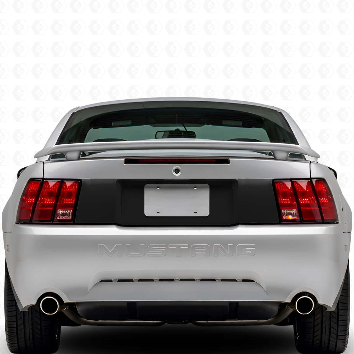 Adesivo Vinilico per Pannello Cofano Posteriore Nero Opaco per Musclecar Musclecarmodel 1999-04